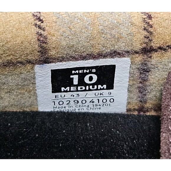 Kuru Loft Suede Shoes Brown Comfort Slip-On Moccasin House Slippers Mens 10 Med - Picture 8 of 14